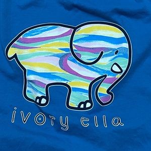 Ivory Ella medium blue T shirt ladies medium